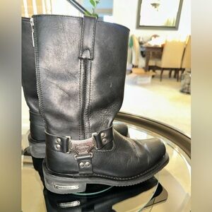 Milwaukee Motorcycle Boots MB210 – Men’s Size 9 Black Leather Engineer Biker